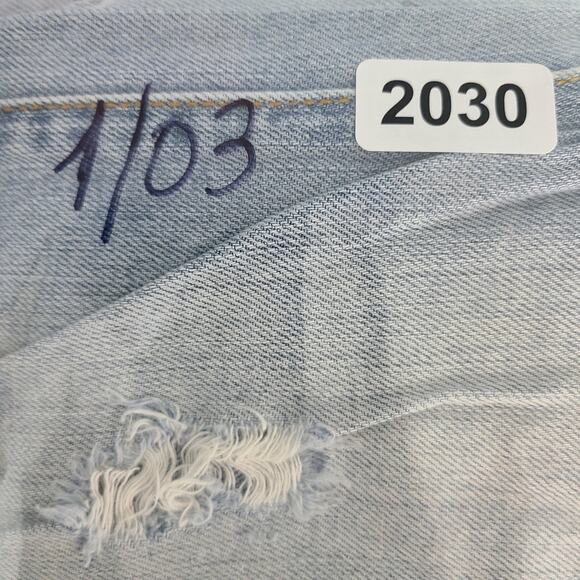 John John Distressed Bootcut Mid Rise Blue Brazilian Jeans US 8 Waist 28  2030 - Picture 9 of 9